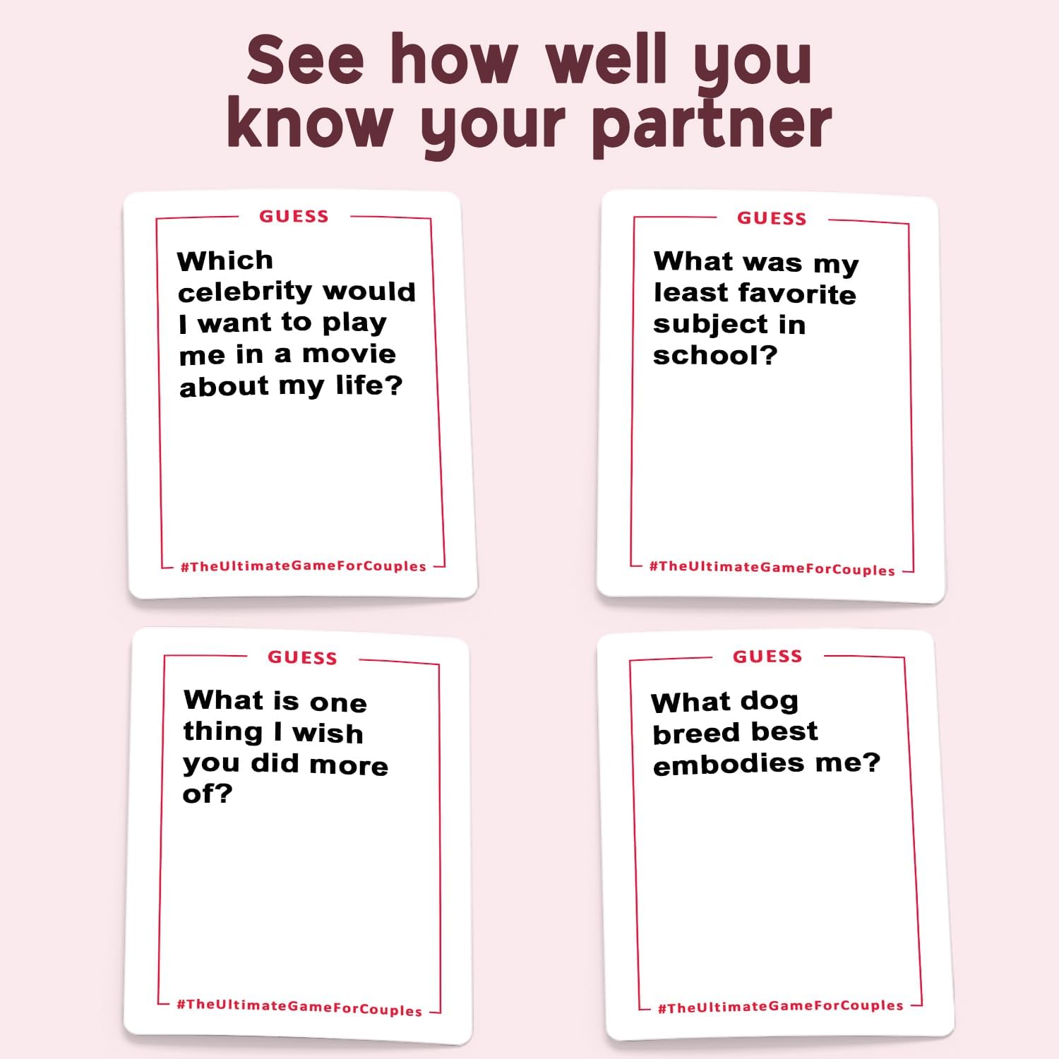 The Ultimate Game for Couples, Couples Game for Date Night, Romantic Gift