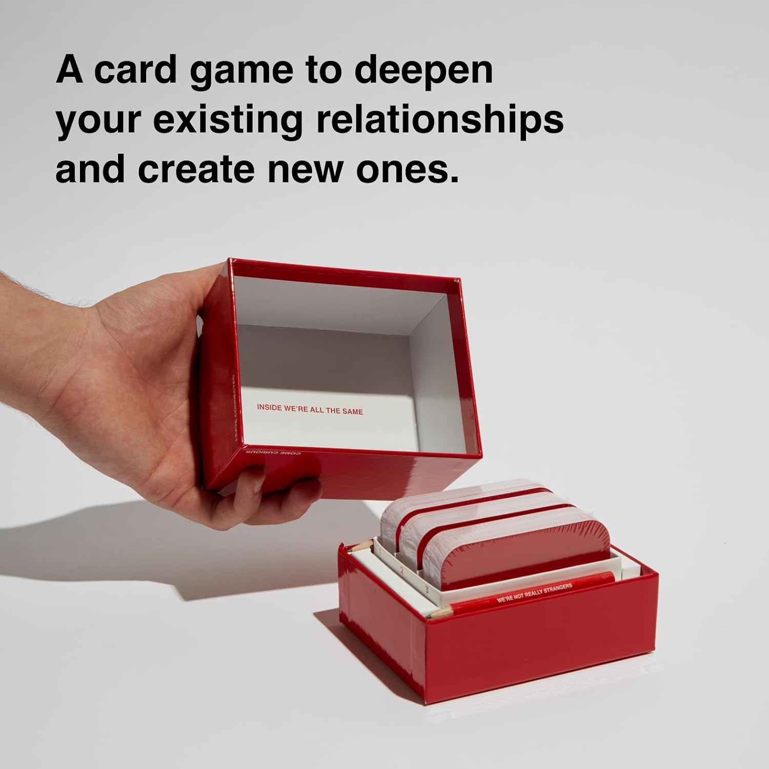 WE'RE NOT REALLY STRANGERS Card Game, Conversation Card Game for Adults