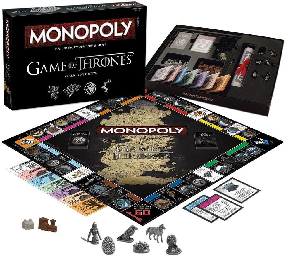 Winning Moves Games Board Game - Deluxe Game of Thrones Monopoly