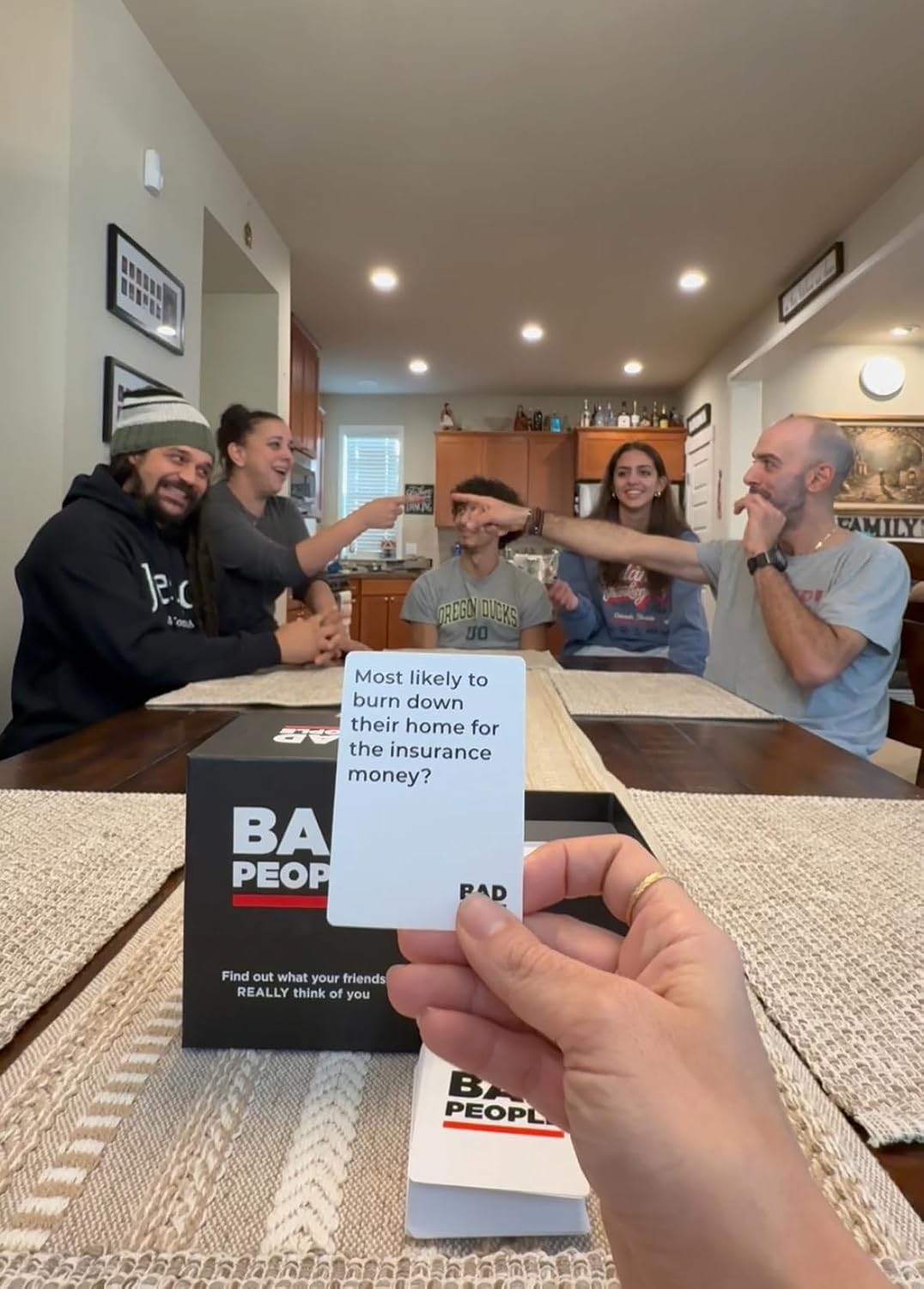BAD PEOPLE – After Dark Expansion Pack | Hilarious Adult Card Game Add-On for Friends & Game Night, Funny Conversation & Icebreaker Board Game for Parties & Pregames, 100 New Question Cards