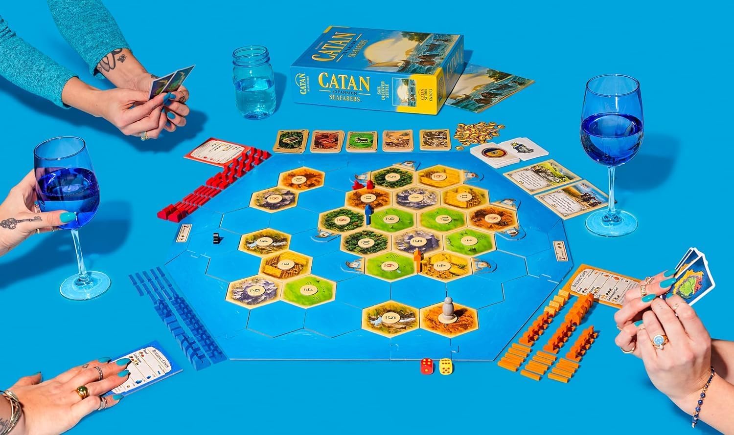 CATAN Seafarers, Board Game EXPANSION, Ages 10+, 3-4 Players, 90 Minutes Minutes Playing Time