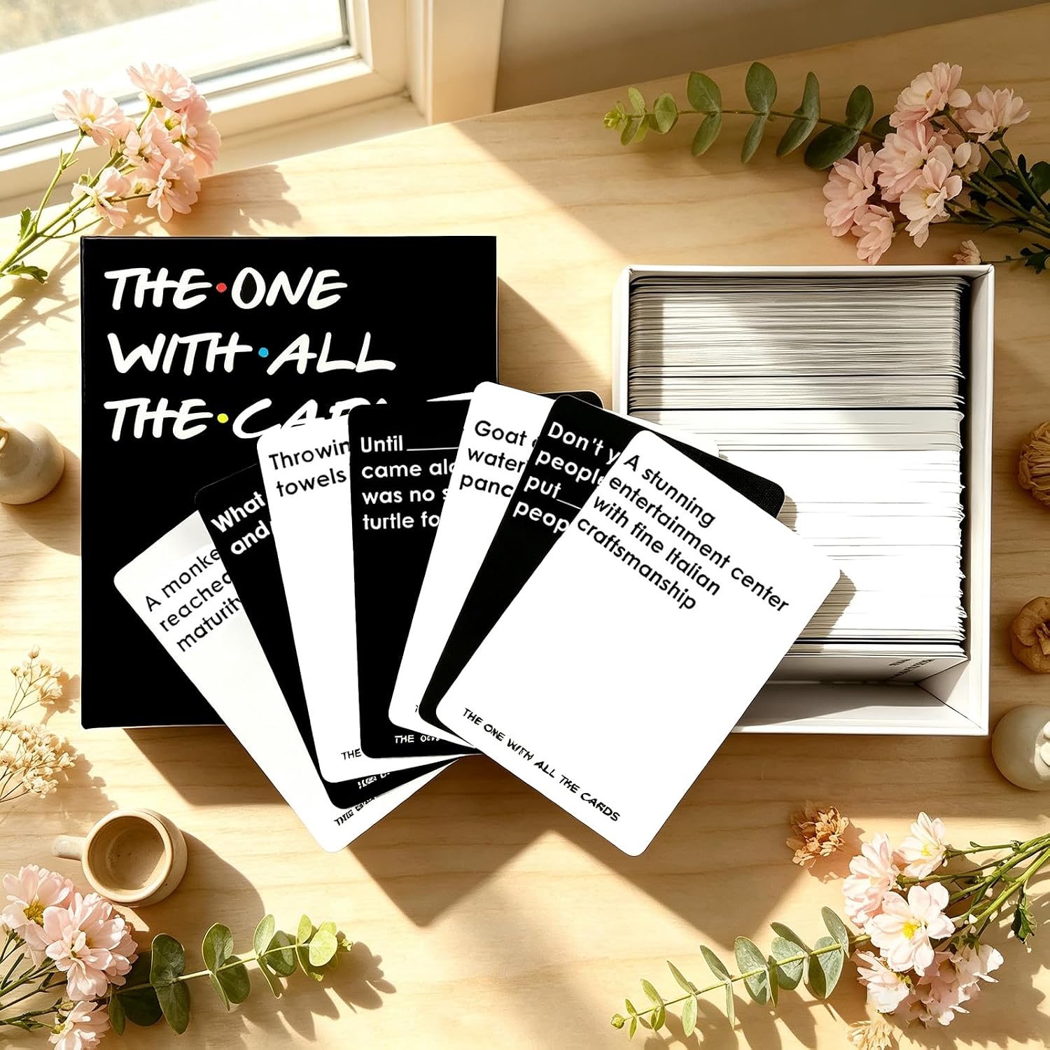 The ONE with All Black Games Against Dark Humor - Adult Card Game for Party