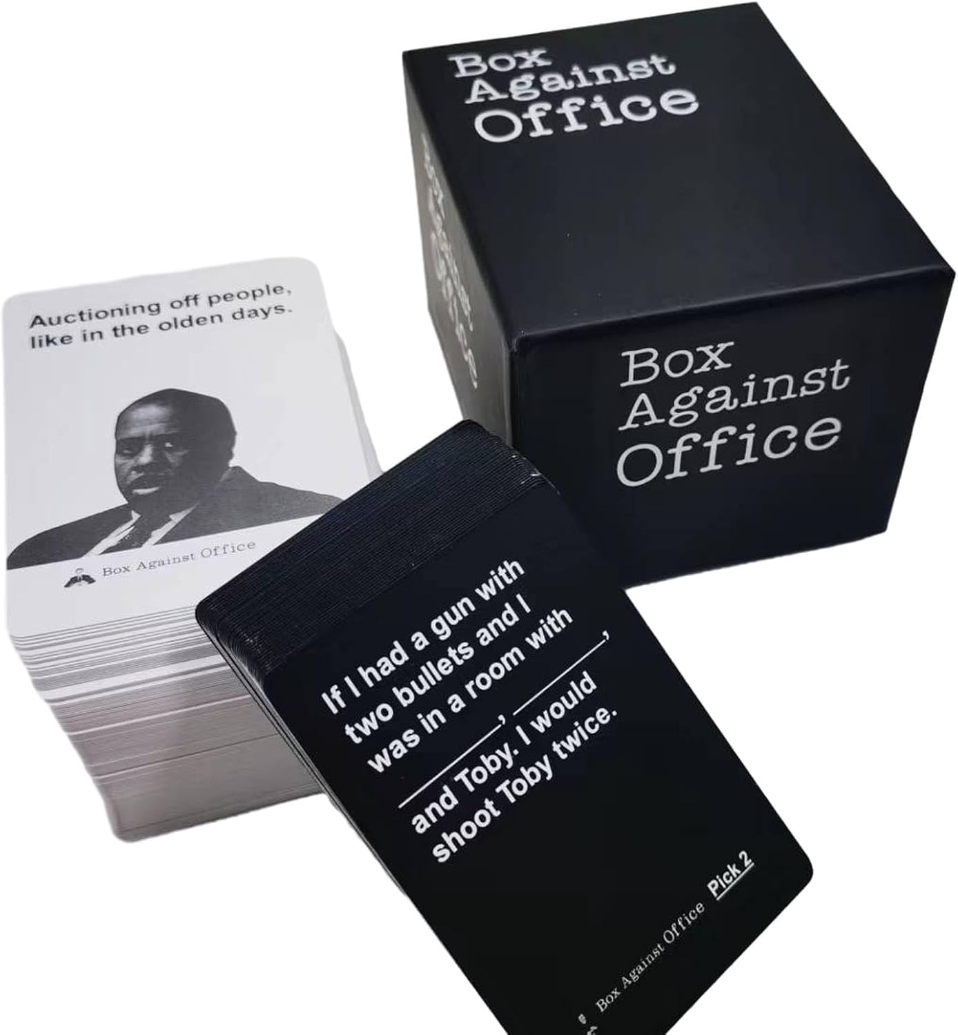 Box Against Office – Office Party Card Game, 180 Cards, 4-20 Players, Adult Humor, Perfect for Game Nights & Parties