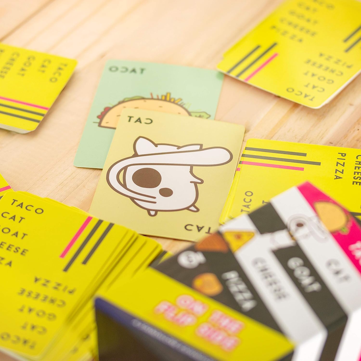 Taco Cat Goat Cheese Pizza On the Flip Side Expansion Set by Taco Cat Games
