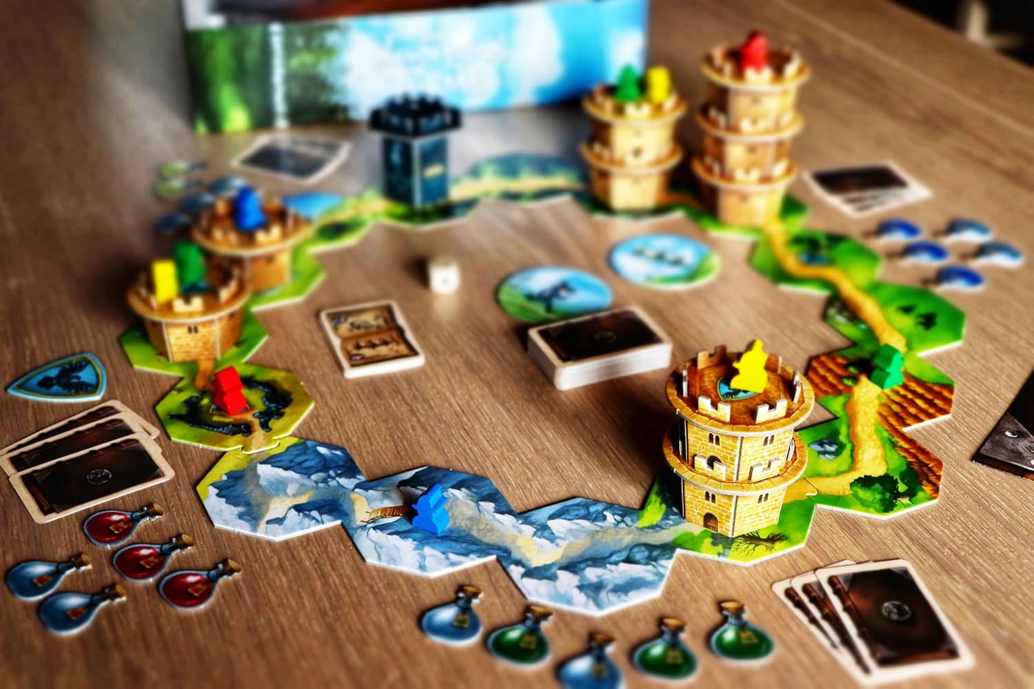 Capstone Games Wandering Towers Strategy Board Game for 1-6 Players