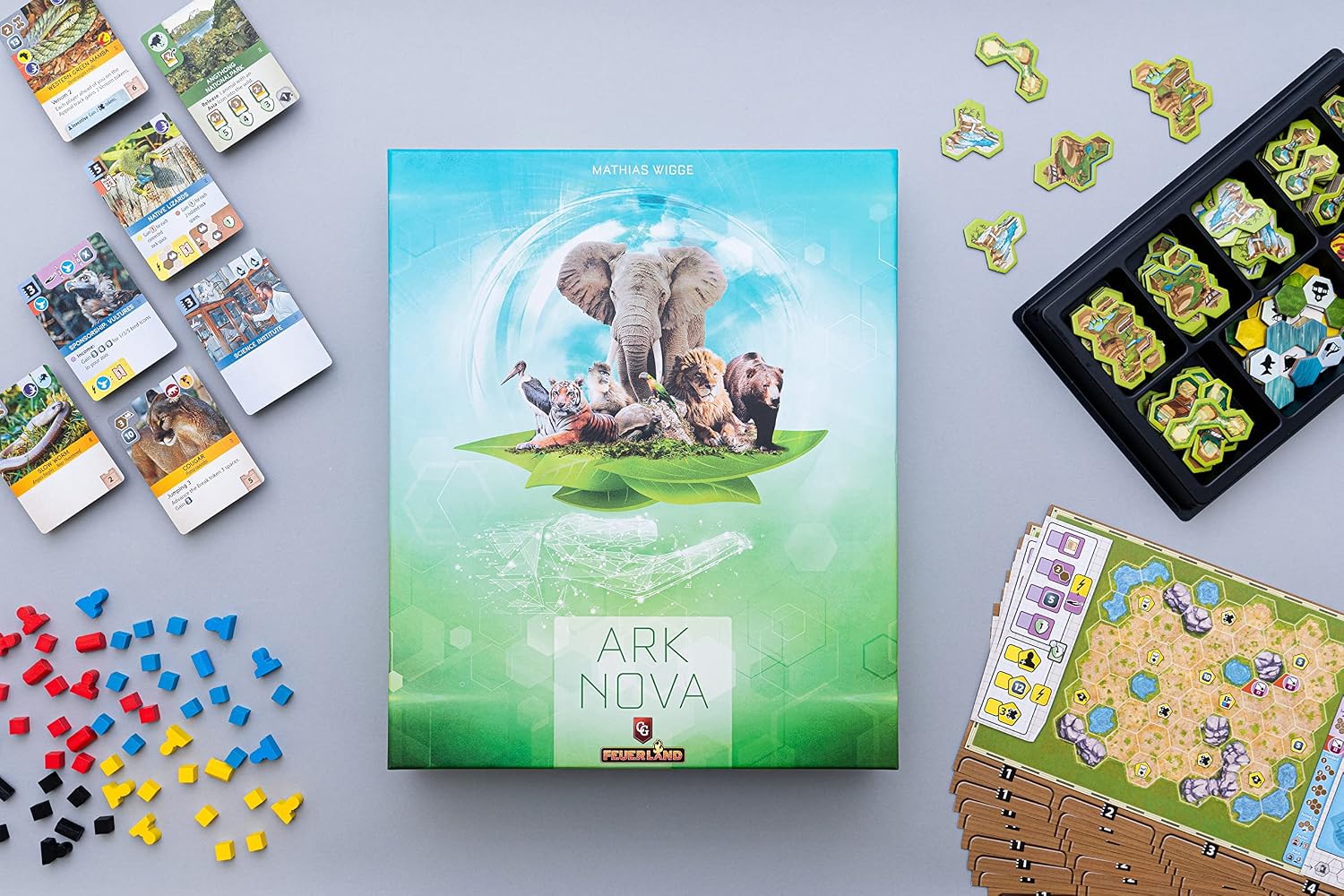 Capstone Games Ark Nova Zoo Management Strategy Board Game for 1-4 Players