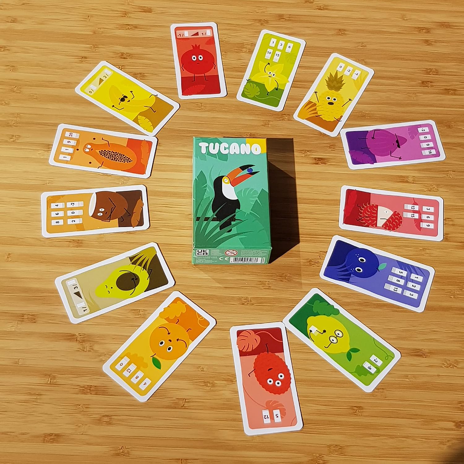 Tucano Card Game - A Tropical Strategy Adventure of Juicy Fruits and Clever Tactics! English & Chinese
