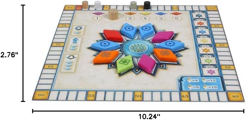 Asmodee Azul Summer Pavilion Board Game - Tile-Placement Strategy Game, Family Fun for Kids & Adults
