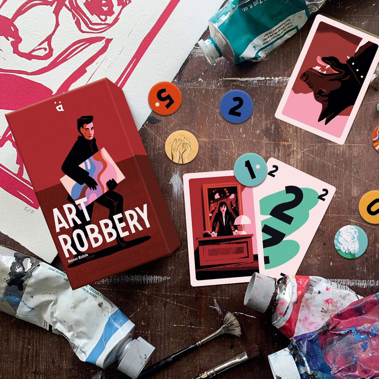Art Robbery Card Game - Strategic Heists and Cunning Thieves!