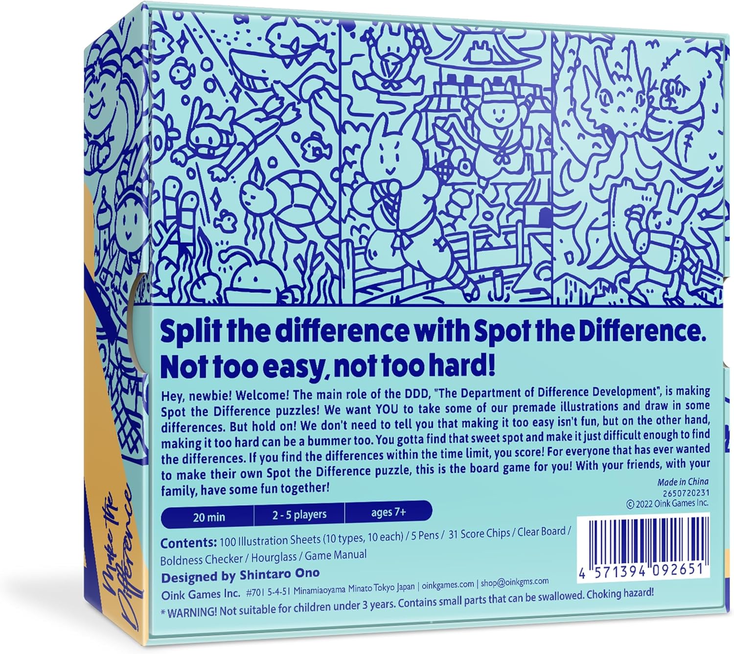 Oink Games Make The Difference Family • Spot The Mistake Game for Friends