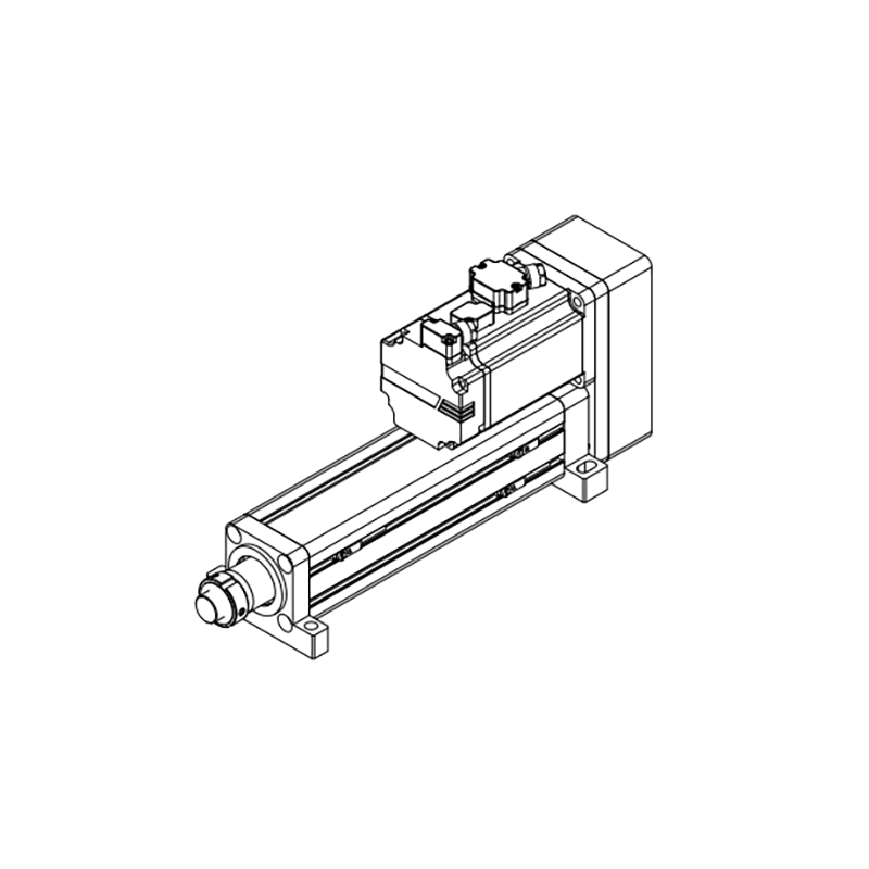 PUMO Electric cylinder 50 size series folding installation (side flange type)