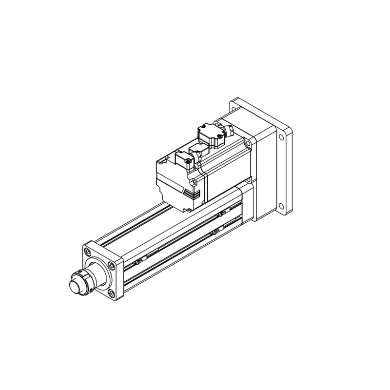 PUMO Electric cylinder 50 size series folding installation (tail flange type)