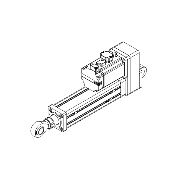 PUMO Electric cylinder 50 size series folding installation (tailstock articulated type)