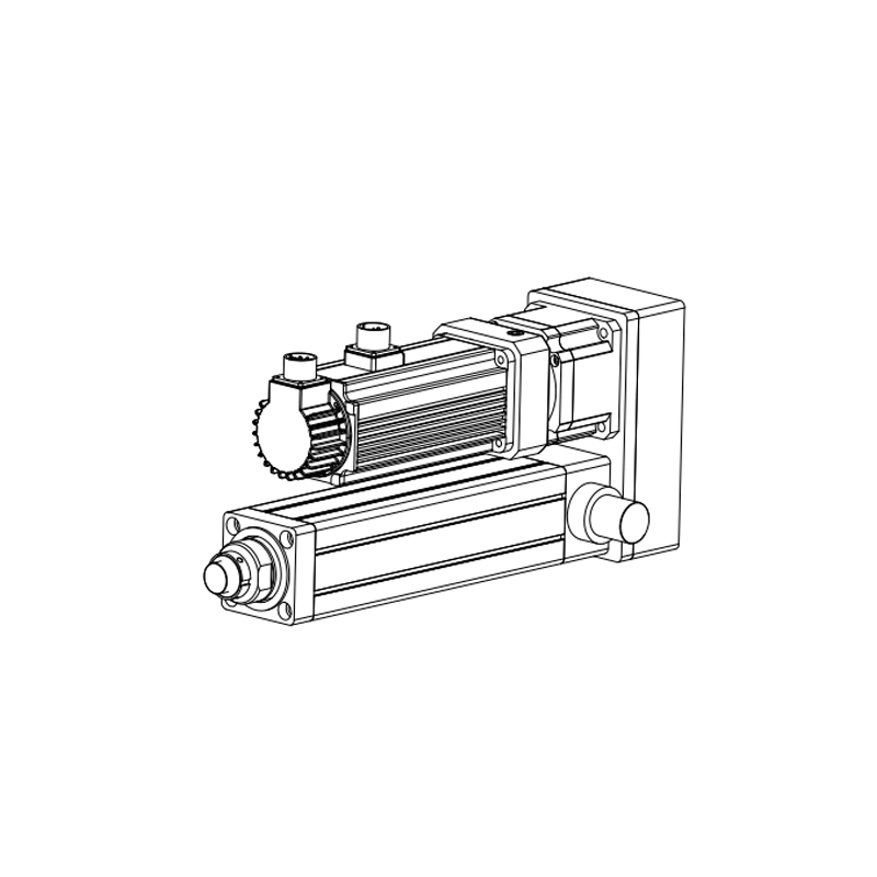PUMO Electric cylinder 95 size series folding installation (ear shaft type)