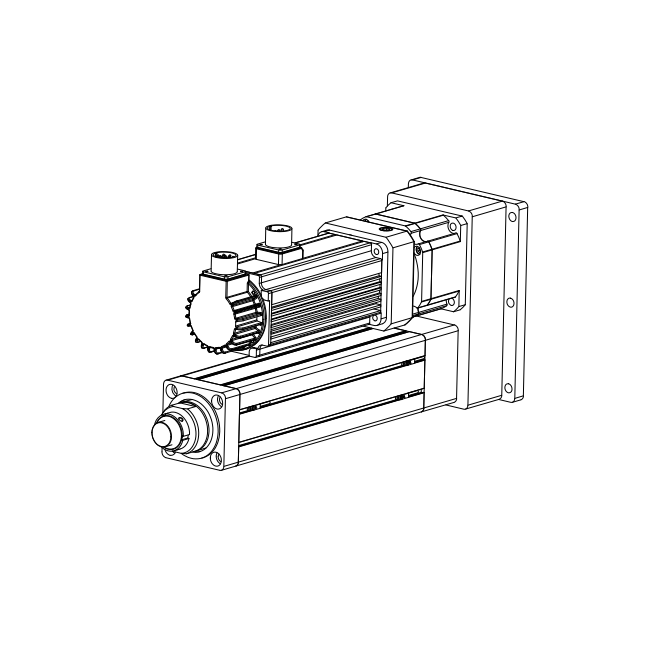 PUMO Electric cylinder 95 size series folding installation (tail flange type)