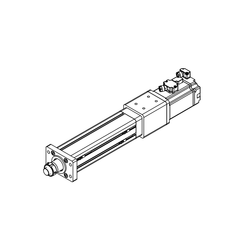 PUMO Electric cylinder 50 size series direct connection installation (front flange type)