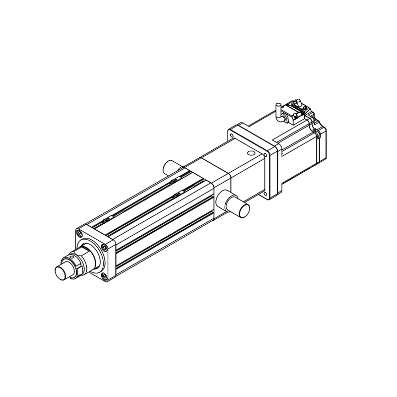 PUMO Electric cylinder 60 size series direct connection installation (ear shaft type)