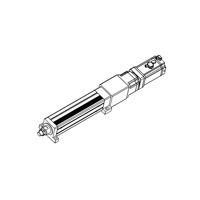 PUMO electric cylinder 75 size series direct connection installation (side flange type)