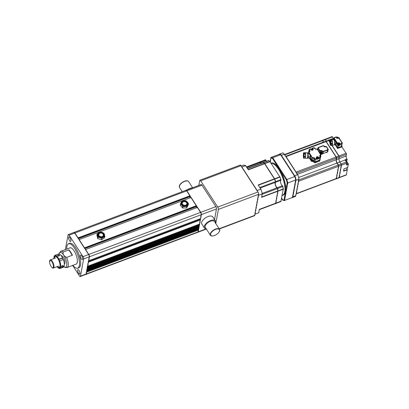 PUMO Electric cylinder 75 size series direct connection installation (ear shaft type)