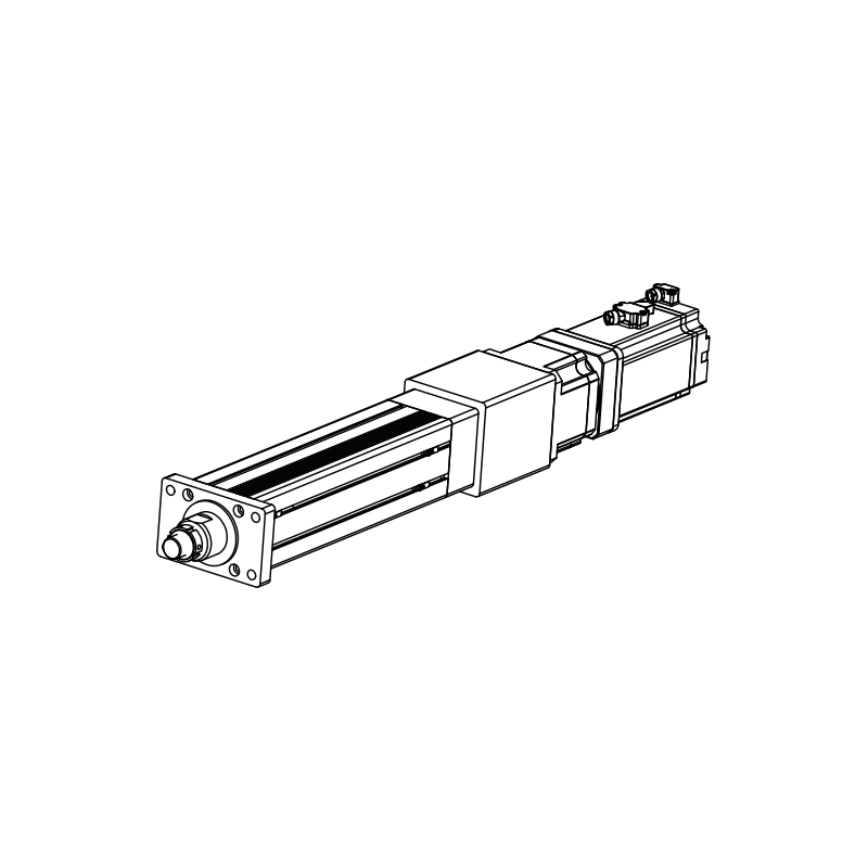 PUMO Electric cylinder 75 size series direct connection installation (front flange type)