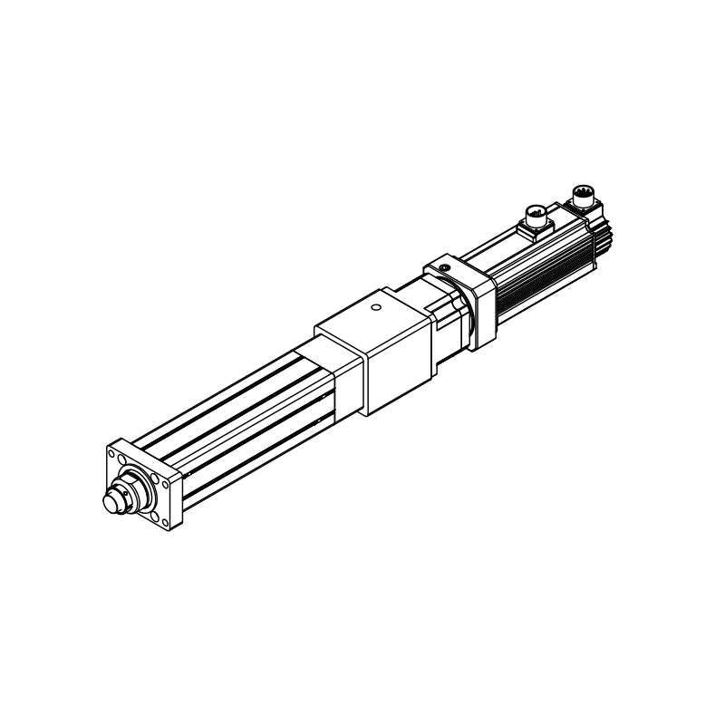PUMO Electric cylinder 95 size series direct connection installation (front flange type)