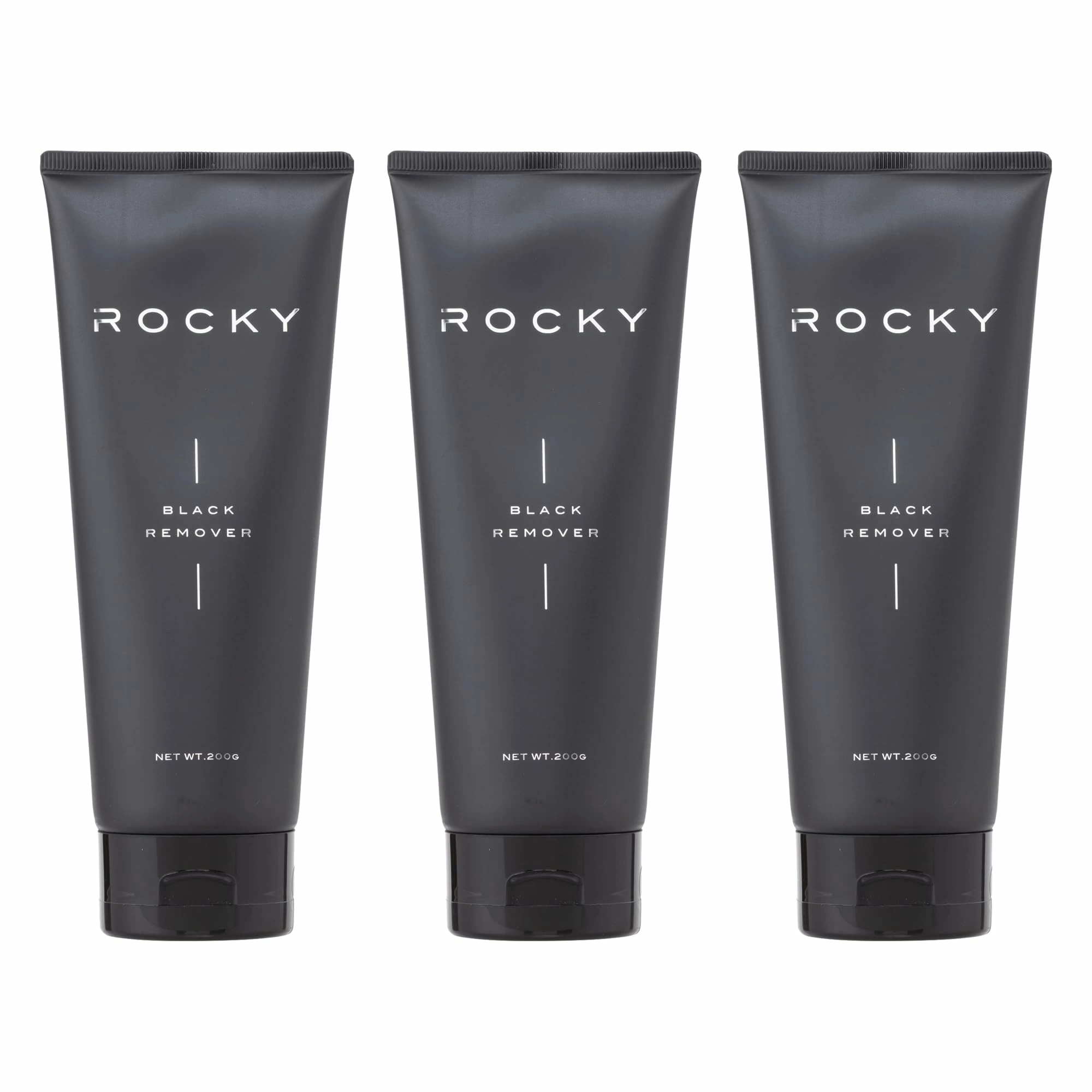 Rocky Black Remover Hair Removal Cream 200g *3 pcs. Moisturizing Skincare with Medicinal Charcoal, Pore-Relieving, Low-Irritation, Easy Hair Removal – Men's Use, Body & Style, Fashionable, Beauty Product, Beard, Facial Hair, Hands, Feet, Back, Chest Hair, Armpit Hair, Gift, Present, Birthday, Anniversary, Christmas [New Arrival 2026] Free Shipping