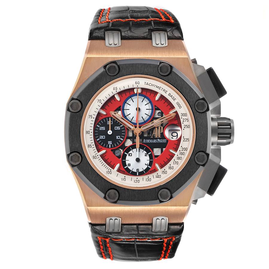 Replica Audemars Piguet Royal Oak Offshore LE Rose Gold Rubens Barrichello III 26284RO