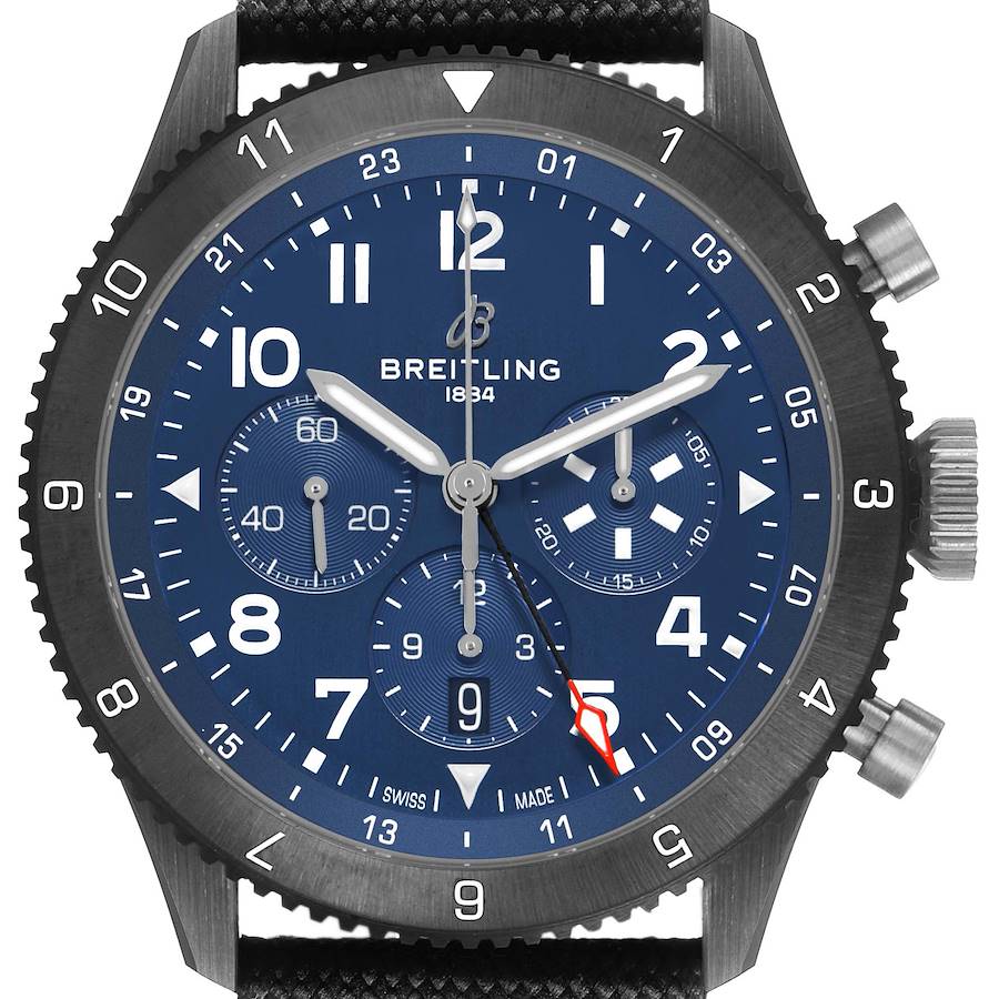 Replica Breitling Super AVI B04 Chronograph GMT 46 Ceramic Mens Watch SB0445