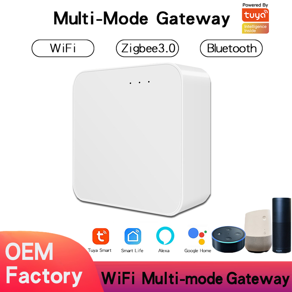 Tuya Multi-Mode Gateway ZigBee Bluetooth Gateway Hub Smart Home Bridge Support Alexa Google Home