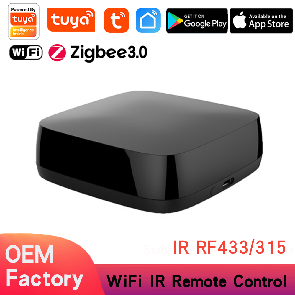 Tuya WiFi IR RF Remote Control Smart Home Remote Zigbee Universal Infrared Controller For Air Conditioner Work With Alexa Google Home