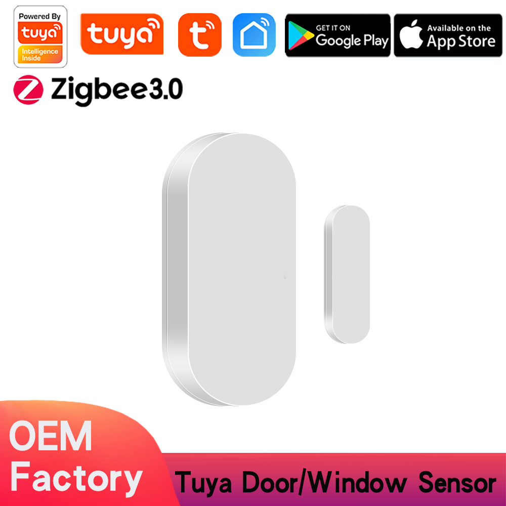Tuya Zigbee Door Window Magnetic Sensor Smart Home Wireless Door Detectors Automation Security Protection2