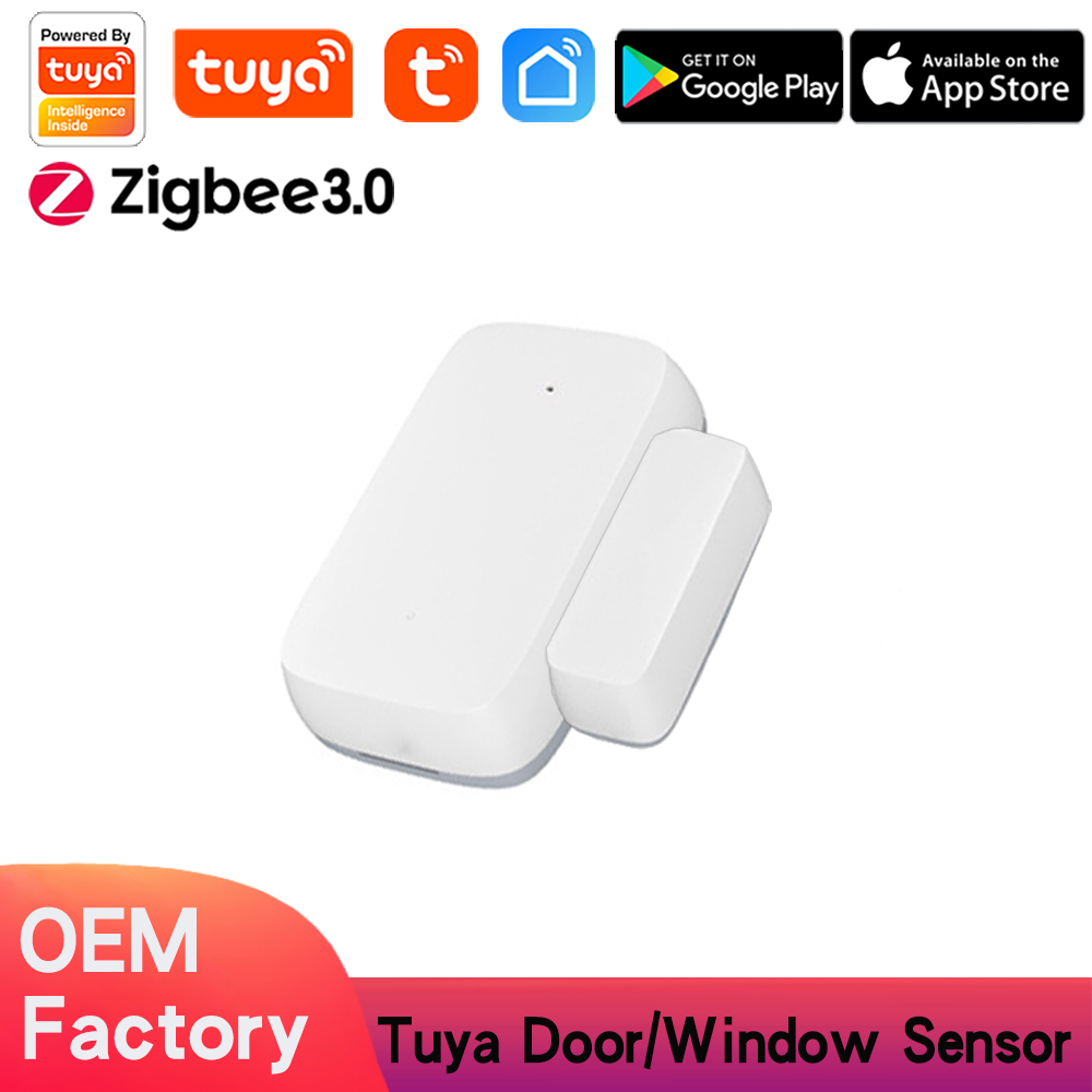 Tuya Zigbee Door Window Magnetic Sensor Smart Home Wireless Door Detectors Automation Security Protection3