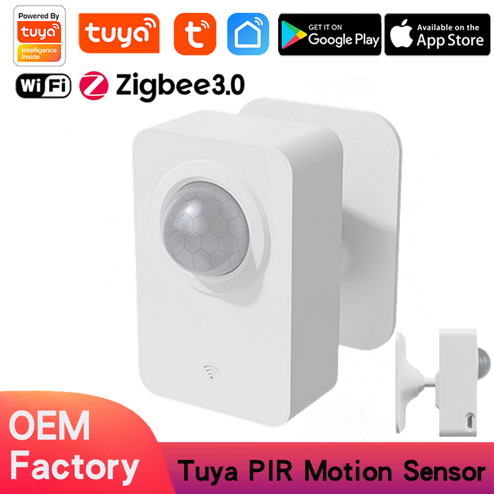 Tuya WiFi Zigbee PIR Motion Sensor Smart Home Human Body Infrared Detector Security Smart Life