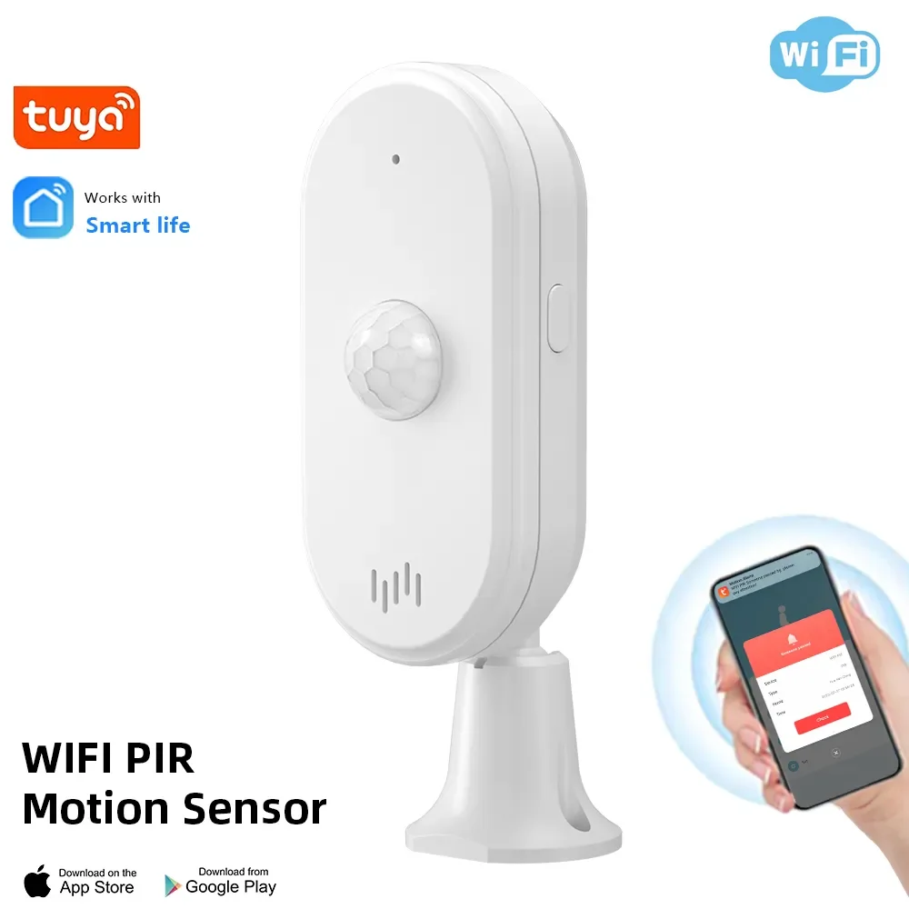 Tuya WiFi Security Burglar Alarm Infrared Movement Human PIR Motion Sensors Detector Smart Life PIR Home Security