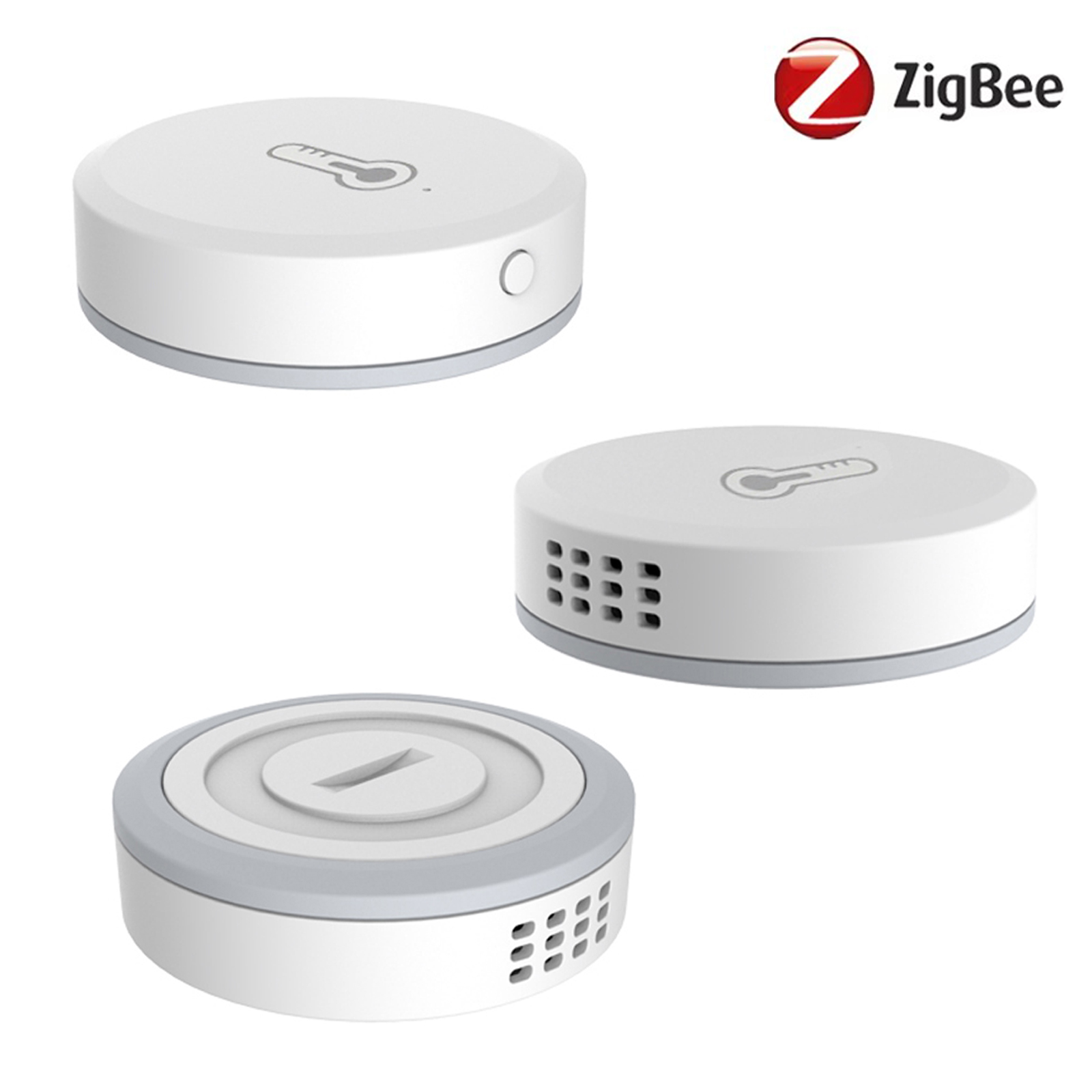 Tuya Zigbee Smart Temperature Humidity Sensor Indoor High-precision Hygrometer Controller Monitoring