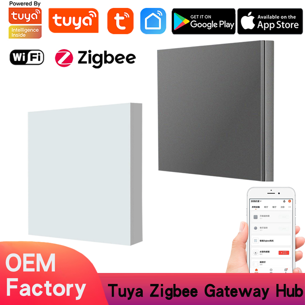 Tuya WiFi Multi-Mode Gateway Wall 86 ZigBee Bluetooth Gateway Hub Smart Home Bridge Support Alexa Google Home