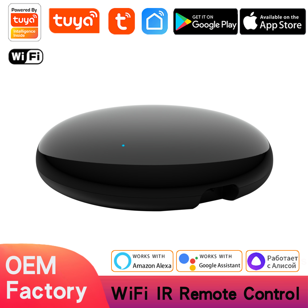 Tuya WiFi IR Remote Control Smart Home Remote Universal Infrared Controller For Air Conditioner Work With Alexa Google Home Alice