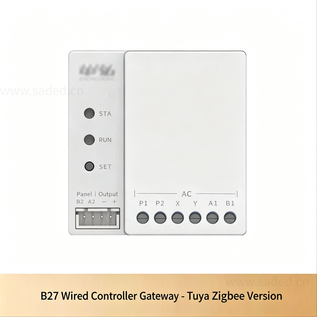 Tuya Zigbee Central Air Conditioner Controller, Mobile Remote & Smart Speaker Voice Control for VRV/VRF Air Conditioning System
