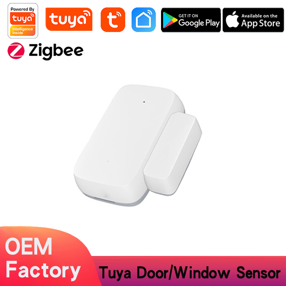 Tuya Zigbee Door Window Magnetic Sensor Smart Home Wireless Door Detectors Automation Security Protection3