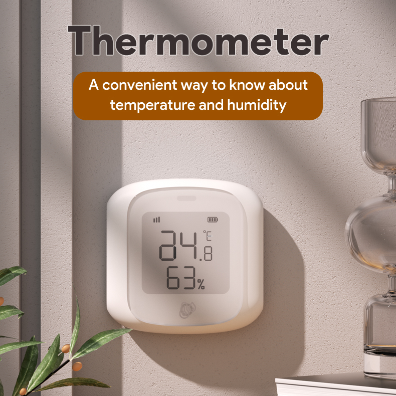 Tuya WiFi Zigbee Smart Temperature And Humidity Sensor Backlight LCD Display APP Remote Monitor 