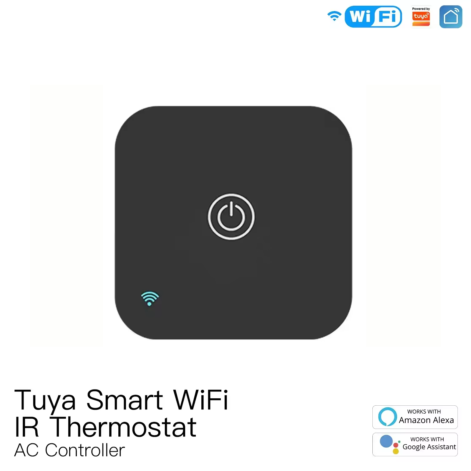 Tuya WiFi AC Controller Remote Control Temperature Humidity Sensor Smart Life Voice Control Alexa Google