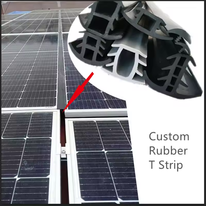 EPDM Seal Strip for Solar Panels | -40°C to 120°C Extreme Temp & UV Resistant | Waterproof Weather Seal for Panel Frame, Mounting
