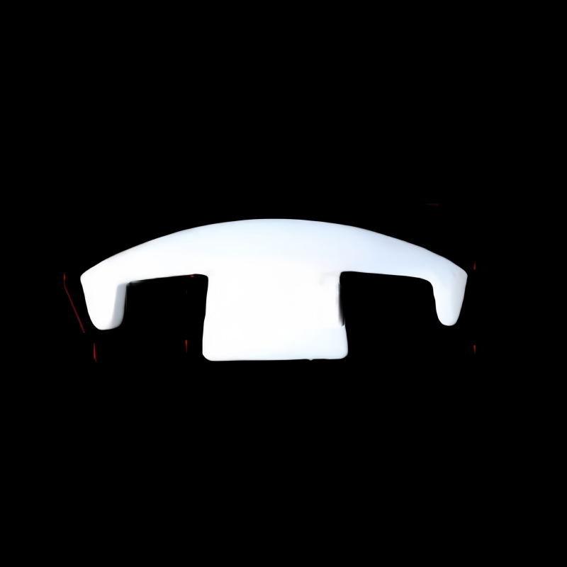 Modified T-Profile Silicone Seal Strip with Overhang Flange Lip for Edge Protection