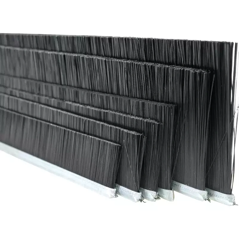 Metal Backed Strip Brush Seal | Industrial Brush Strip for Dust & Gap Sealing