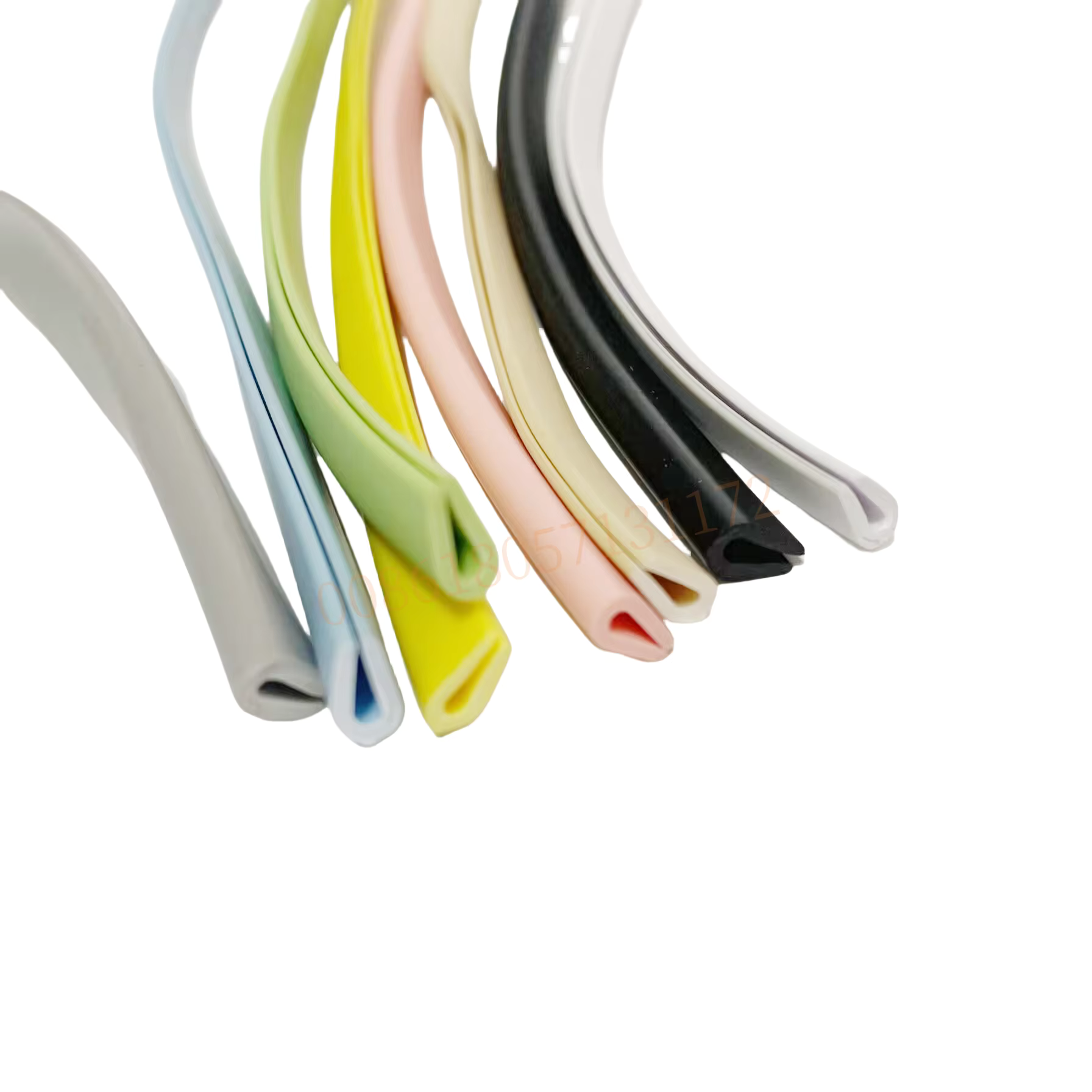 4 x 7 mm Semi-Rigid PVC U Channel Edge Trim | 0.1–1.5 mm Thin Panel Edge Protector