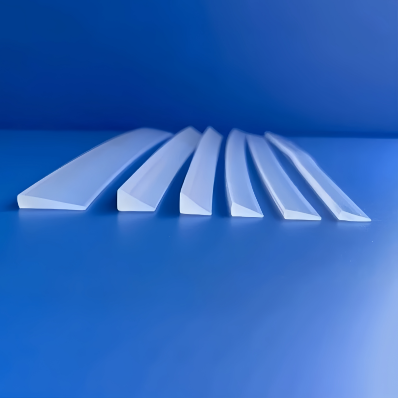 Thin Triangle Solid Silicone Seal Strip | Small Gap Sealing & Cushioning