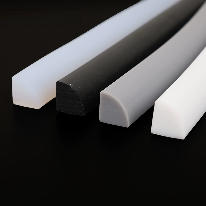 Quarter Round Silicone Seal Strip | Solid Silicone Rubber 1/4 Round Profile