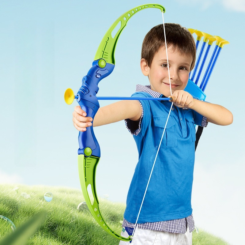 Children's Bow Arrow Toy Archery Complete Set Beginner Shooting Crossbow Target Suction Cup Outdoor