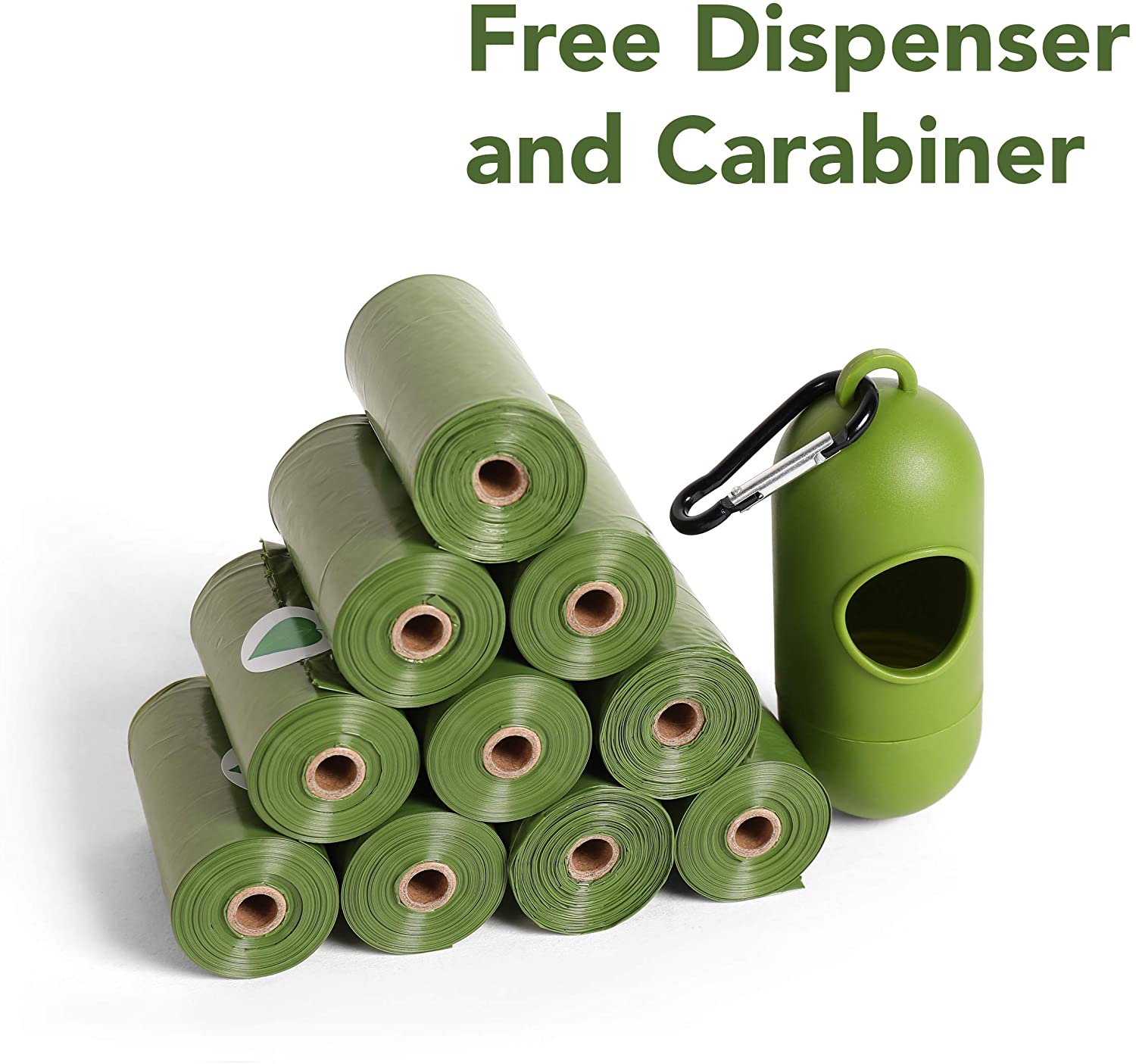 Guaranteed Leak Proof and Extra Thick Waste Bag Refill Rolls Poop Bags for Dogs