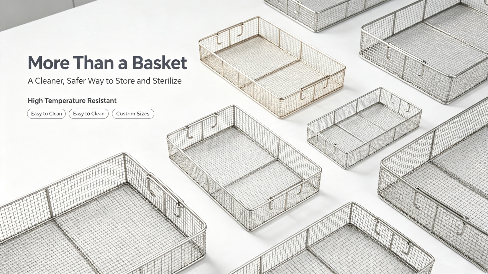 304 Stainless‑Steel Wire Mesh Baskets: Reliable Sterilization & Storage Solutions for Global Industries